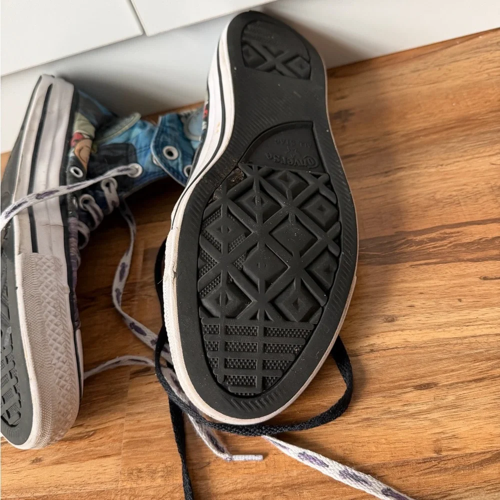 Converse Men’s Chuck Taylor Allstar Batman Penguin High Top Sneakers Size 8 - Picture 9 of 14